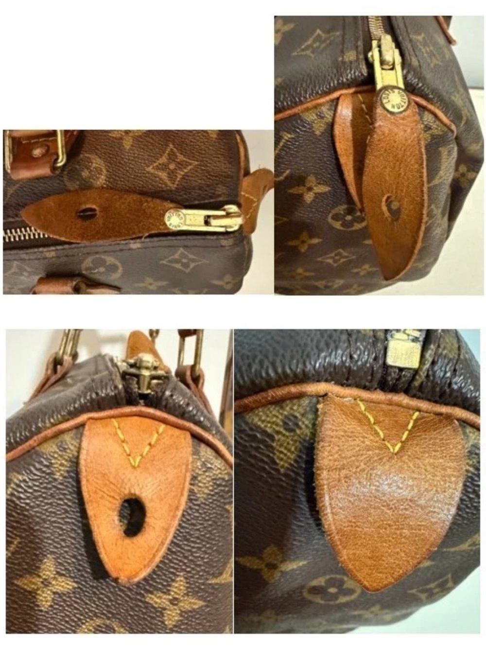 Louis Vuitton Speedy 30 Brown Monogram Satchel With Lock & Key - Picture 16 of 17